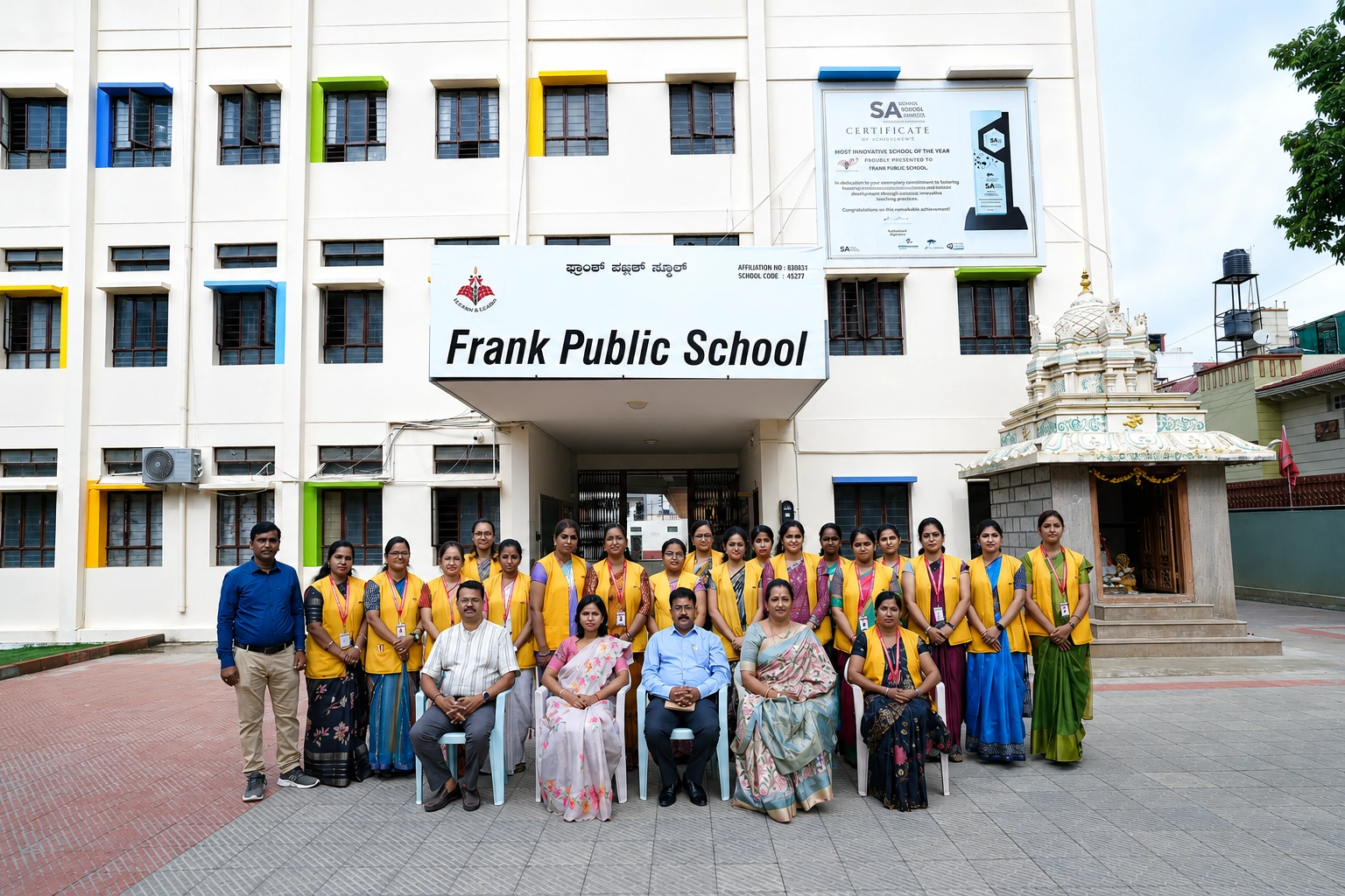 Frank Public School Staff and Building